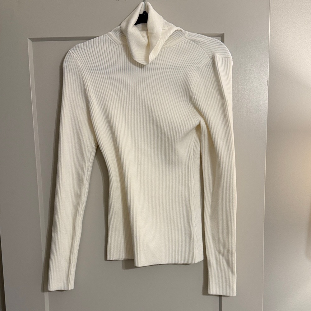 Abercrombie & Fitch Cream Cowl Neck Sweater